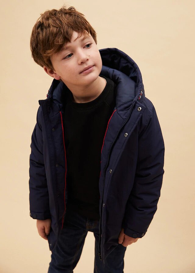 Boy 12 years wearing coat 